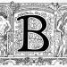 Letter B for Larousse encyclopedia